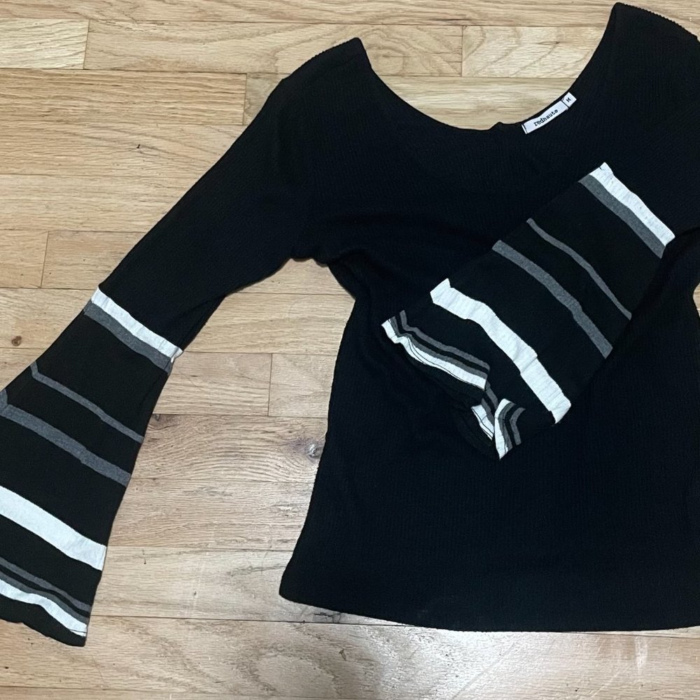 Redhaute Ribbed Long Sleeve Shirt